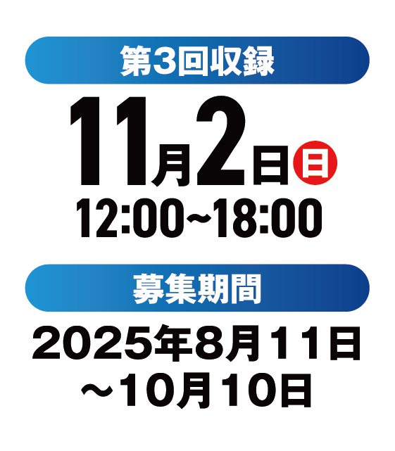 第3回収録